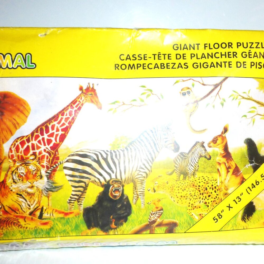 2x Puzzles GOOD COMPANION Howard Robinson Montoy ANIMAL KINGDOM Big FLOOR PUZZLE - Picture 5 of 8